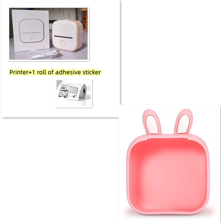 Portable Mini Thermal Label Printer - Home Photo Printer, Bluetooth-compatible, Mini Label Printer