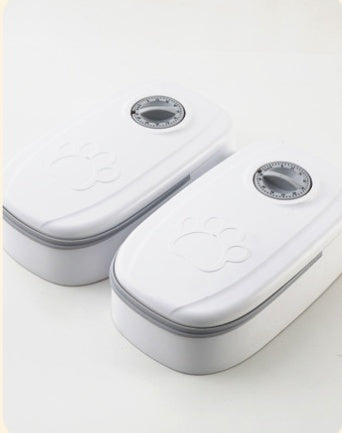 Automatic Pet Feeder - Smart Food Dispenser For Cats Dogs with Timer, Stainless Steel Bowl, Auto Dog Cat Pet Feeding, Pet Supplies