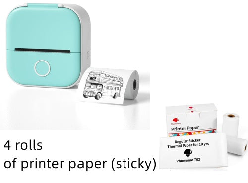 Portable Mini Thermal Label Printer - Home Photo Printer, Bluetooth-compatible, Mini Label Printer