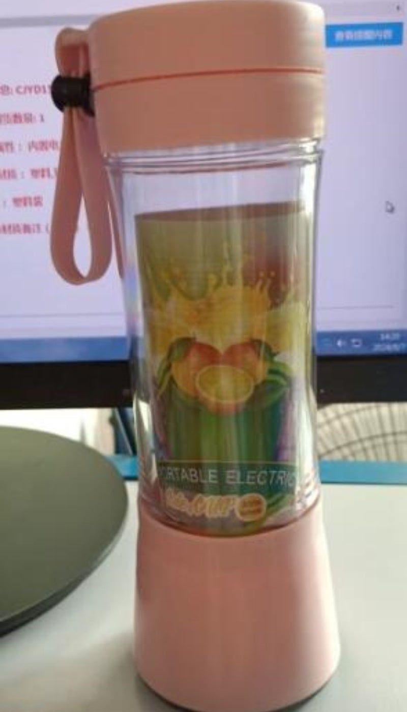 Portable Blender With USB - Rechargeable Mini Kitchen Fruit Juice Mixer, Home, Simple, Portable, Electric Mini Juicer