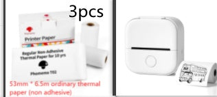 Portable Mini Thermal Label Printer - Home Photo Printer, Bluetooth-compatible, Mini Label Printer