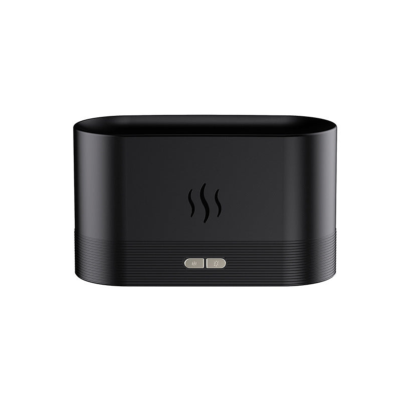 Aroma Diffuser With Flame - Light Mist Humidifier, Aromatherapy Diffuser With Waterless Auto-Off Protection For Spa, Home, Yoga, Office