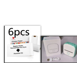 Portable Mini Thermal Label Printer - Home Photo Printer, Bluetooth-compatible, Mini Label Printer