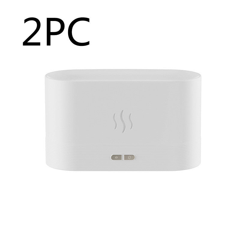 Aroma Diffuser With Flame - Light Mist Humidifier, Aromatherapy Diffuser With Waterless Auto-Off Protection For Spa, Home, Yoga, Office