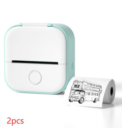 Portable Mini Thermal Label Printer - Home Photo Printer, Bluetooth-compatible, Mini Label Printer