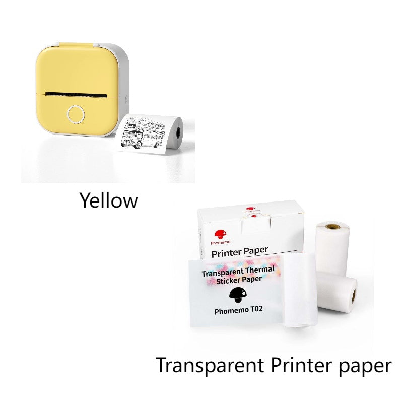 Portable Mini Thermal Label Printer - Home Photo Printer, Bluetooth-compatible, Mini Label Printer