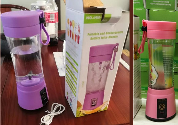 Portable Blender With USB - Rechargeable Mini Kitchen Fruit Juice Mixer, Home, Simple, Portable, Electric Mini Juicer