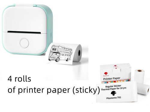 Portable Mini Thermal Label Printer - Home Photo Printer, Bluetooth-compatible, Mini Label Printer