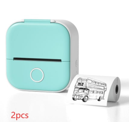 Portable Mini Thermal Label Printer - Home Photo Printer, Bluetooth-compatible, Mini Label Printer