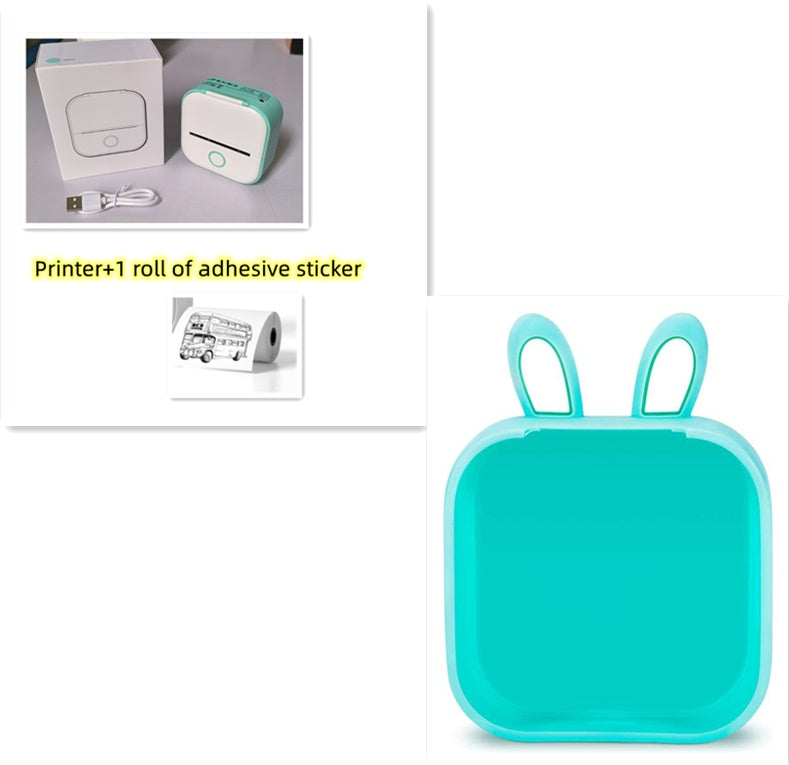 Portable Mini Thermal Label Printer - Home Photo Printer, Bluetooth-compatible, Mini Label Printer
