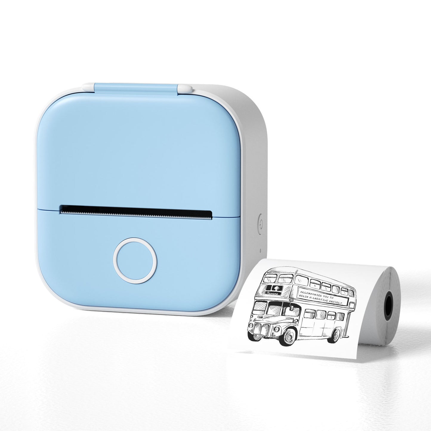 Portable Mini Thermal Label Printer - Home Photo Printer, Bluetooth-compatible, Mini Label Printer