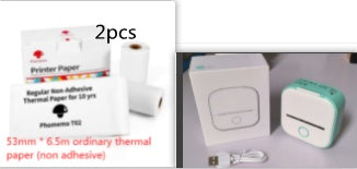 Portable Mini Thermal Label Printer - Home Photo Printer, Bluetooth-compatible, Mini Label Printer