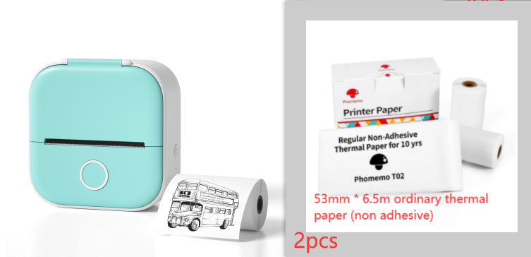 Portable Mini Thermal Label Printer - Home Photo Printer, Bluetooth-compatible, Mini Label Printer