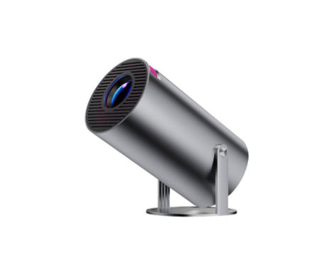 Portable Projector - Small Straight Projector For Home Use, 180 Degrees Projection Angle, Automatic Focus, Home Video Projector