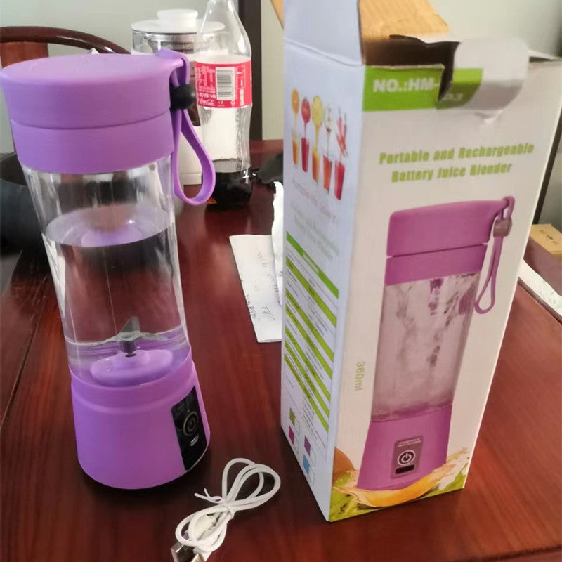 Portable Blender With USB - Rechargeable Mini Kitchen Fruit Juice Mixer, Home, Simple, Portable, Electric Mini Juicer