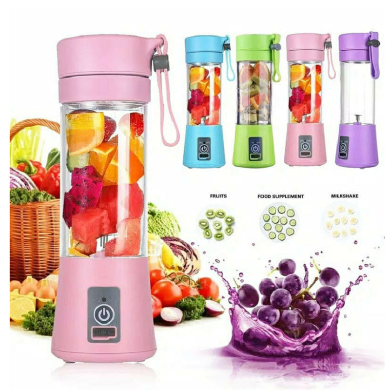 Portable Blender With USB - Rechargeable Mini Kitchen Fruit Juice Mixer, Home, Simple, Portable, Electric Mini Juicer