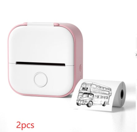 Portable Mini Thermal Label Printer - Home Photo Printer, Bluetooth-compatible, Mini Label Printer