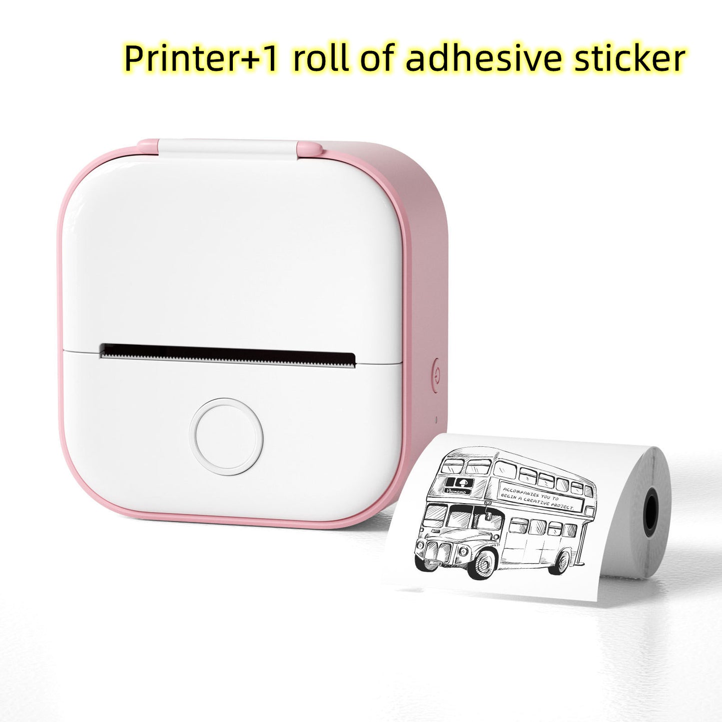 Portable Mini Thermal Label Printer - Home Photo Printer, Bluetooth-compatible, Mini Label Printer