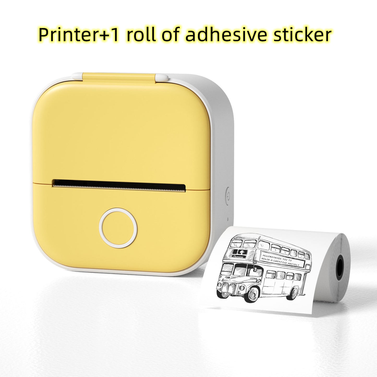 Portable Mini Thermal Label Printer - Home Photo Printer, Bluetooth-compatible, Mini Label Printer