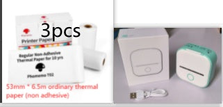 Portable Mini Thermal Label Printer - Home Photo Printer, Bluetooth-compatible, Mini Label Printer